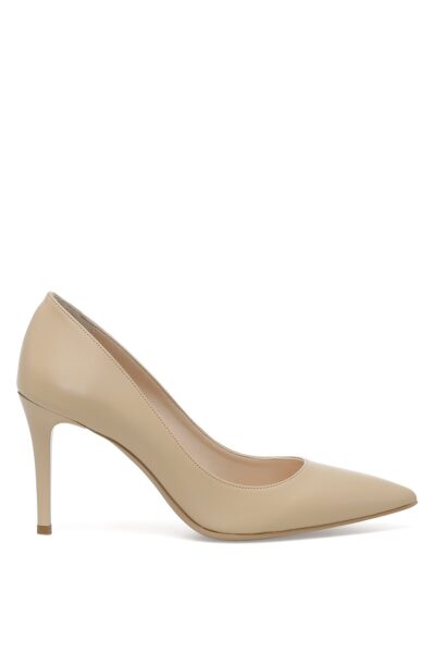 Tulena 2Pr Bej Kadin Topuklu Ayakkabi - Resim 1