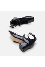 Lacivert Kadin Klasik Topuklu Ayakkabi 01Ayy295020A680 - Resim 2