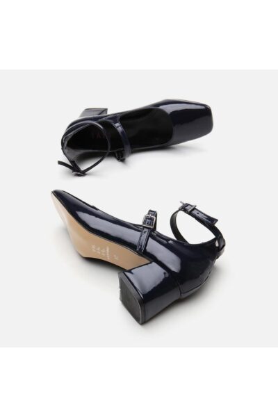 Lacivert Kadin Klasik Topuklu Ayakkabi 01Ayy295020A680 - Resim 2