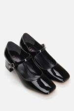 Siyah Kadin Klasik Topuklu Ayakkabi 01Ayy299070A100 - Resim 2