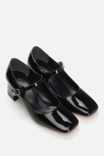 Siyah Kadin Klasik Topuklu Ayakkabi 01Ayy299070A100 - Resim 2