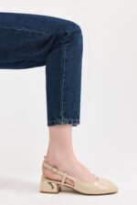 Bej Klasik Topuklu Ayakkabi 01Ayy308200A310 - Resim 1