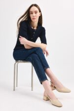 Bej Klasik Topuklu Ayakkabi 01Ayy308200A310 - Resim 2