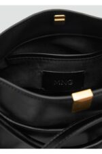 Metal Detayli Bucket Canta - Resim 4