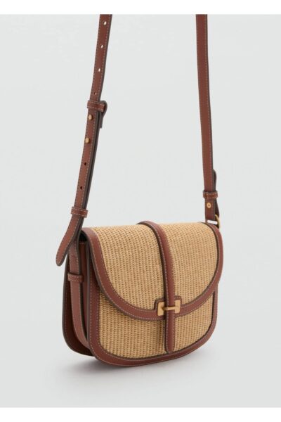 Kanvas Kontrast Capraz Canta - Resim 1