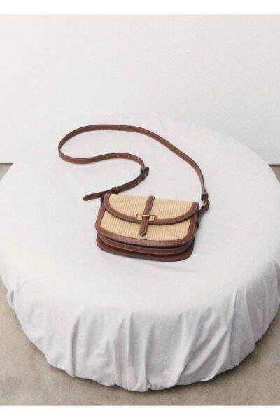 Kanvas Kontrast Capraz Canta - Resim 2