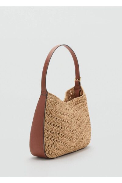 Dogal Lifli Omuz Cantasi - Resim 1