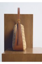 Dogal Lifli Omuz Cantasi - Resim 4