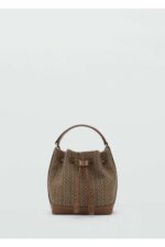 Logo Desenli Jakar Bucket Canta - Resim 3