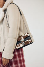 Ici Suni Kurklu Biker Ceket - Resim 4