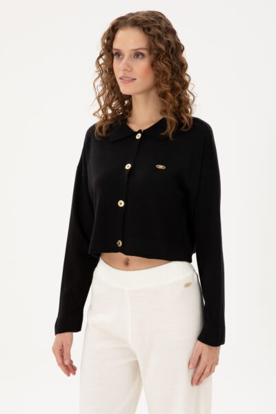 Kadin Siyah Triko Hirka 50297152 Vr046 - Resim 1