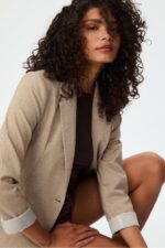 Slim Fit Blazer - Resim 1