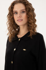 Kadin Siyah Triko Hirka 50297152 Vr046 - Resim 2