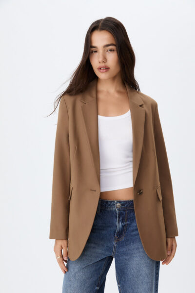 Regular Fit Blazer - Resim 2