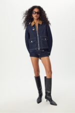 Kombine Denim Ceket - Resim 3