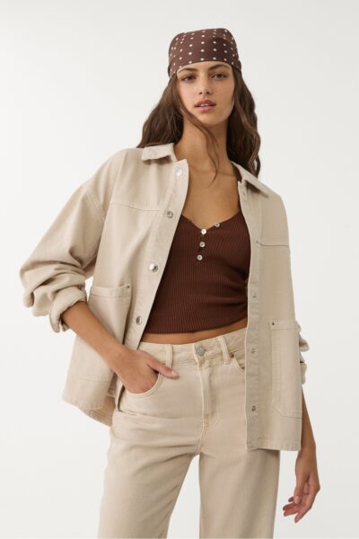 Cepli Ve Fitilli Kumasli Ceket - Resim 1