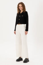 Kadin Siyah Triko Hirka 50297152 Vr046 - Resim 4