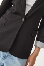 Slim Fit Blazer - Resim 4