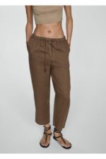 Keten Jogger Pantolon - Resim 1