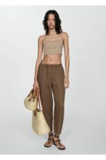 Keten Jogger Pantolon - Resim 2