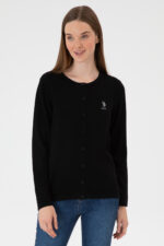 Kadin Siyah Basic Triko Hirka 50313624 Vr046 - Resim 1