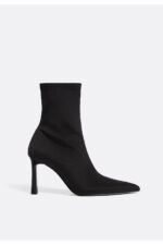 Kadin Siyah Zimbali Pencereli Bilekte Bot 19907670 - Resim 1