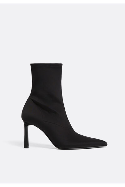 Kadin Siyah Zimbali Pencereli Bilekte Bot 19907670 - Resim 1