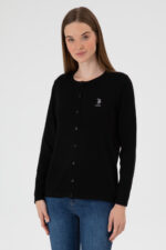 Kadin Siyah Basic Triko Hirka 50313624 Vr046 - Resim 3