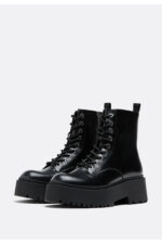 Kadin Siyah Bagcikli Duz Bot 19956670 - Resim 1