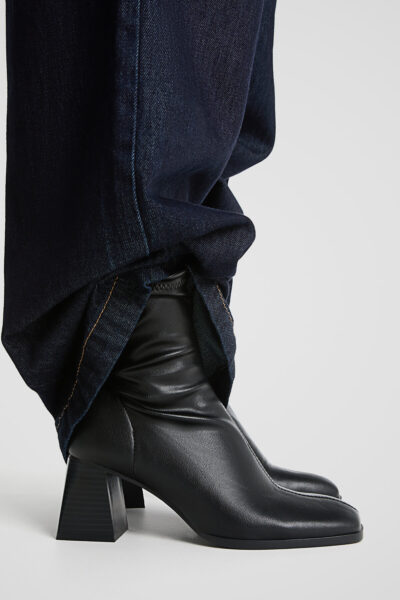 Strec Bilekli Orta Boy Topuklu Bot - Resim 1