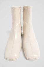 Blok Topuklu Suni Rugan Bilekte Bot - Resim 3