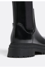 Kadin Siyah Duz Chelsea Bot 19951670 - Resim 3