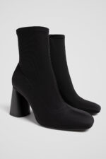 Sentetik Kaucuk Gorunumlu Ve Topuklu Bilekte Bot - Resim 3