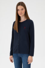 Kadin Lacivert Basic Triko Hirka 50313624 Vr033 - Resim 1