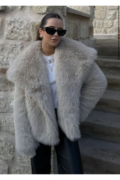 Ithal Premium Astarli Kurk Mont - Resim 1