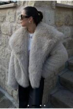 Ithal Premium Astarli Kurk Mont - Resim 2