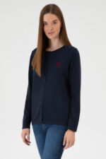 Kadin Lacivert Basic Triko Hirka 50313624 Vr033 - Resim 3