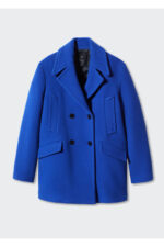 Kadin Mavi Palto - Resim 3