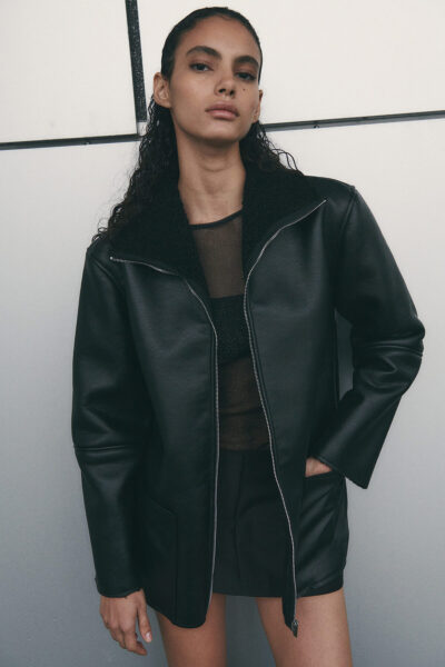 Pelus Astarli Ve Kaplamali Ceket - Resim 1