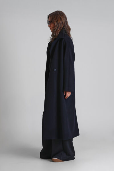 June Kadin Palto Lacivert - Resim 2