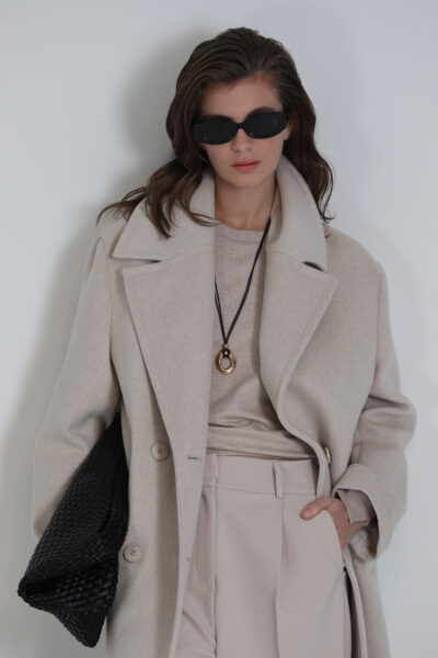 Burnie Kadin Palto Bej - Resim 2