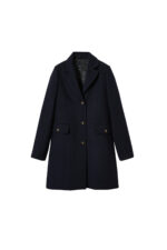 Kadin Lacivert Palto - Resim 4