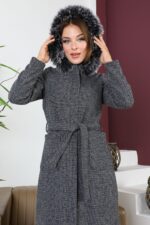 Kapisonu Kurklu Kase Palto - Resim 1