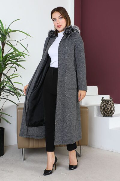 Kapisonu Kurklu Kase Palto - Resim 2