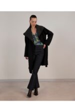 Biye Detayli Palto - Resim 2