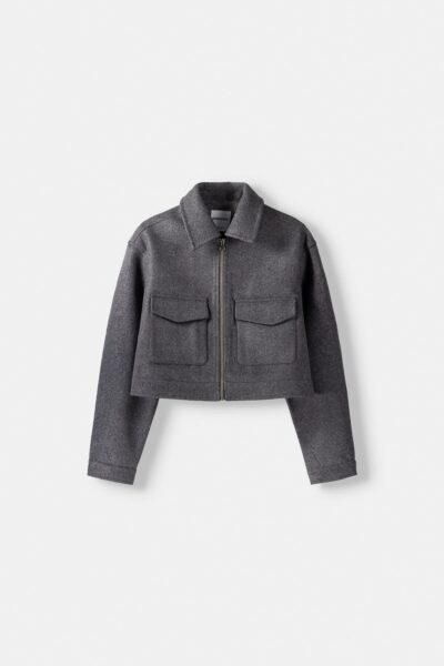 Yumusak Crop Ceket - Resim 2