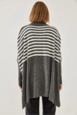 Kadin Cizgili Triko Panco 10244 60351215 - Resim 4