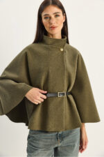 Kadin Gold Dugme Detayli Kemerli Panco 2712 60261570 - Resim 1