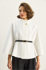 Kadin Gold Dugme Detayli Kemerli Panco 2712 60261570 - Resim 4