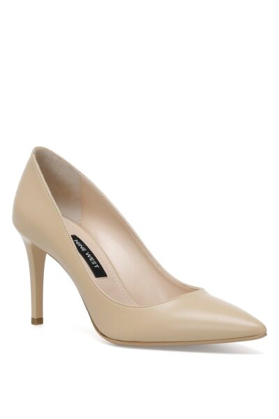 Tulena 2Pr Bej Kadin Topuklu Ayakkabi - Resim 2